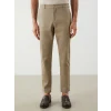 LCWAIKIKI Classic Bej Dar Kalıp Erkek Chino Pantolon