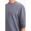 Defacto B4844AXGR504 Gri LOOSE FIT Nefes Alabilen Kumaş Tişört