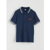 LCW Kids Lacivert Polo Yaka Erkek Çocuk Tişört