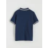 LCW Kids Lacivert Polo Yaka Erkek Çocuk Tişört