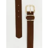LCW ACCESSORIES Kahverengi Süet Görünümlü Kadın Kemer
