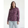 LCW Grace Mürdüm Bisiklet Yaka Desenli Bluz