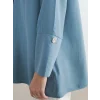 LCW STUDIO Petrol Oversize Modal Karışımlı Kadın Gömlek Tunik