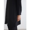 LCW Grace Siyah Hakim Yaka Kadın Gömlek Tunik