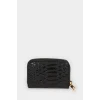 Defacto E5548AXBK27 Siyah Kadın Desenli Fermuarlı Bozuk Para Cüzdanı