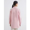 LCW Modest Pembe Dokulu Kadın Gömlek Tunik