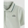 LCW baby Yeşil Erkek Bebek Polo Yaka Tişört ve Pantolon