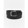 LCW ACCESSORIES Siyah Hakiki Deri Erkek Kemer