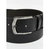 LCW ACCESSORIES Siyah Hakiki Deri Erkek Kemer