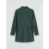 LCW EVERYDAY Yeşil Bağlama Detaylı Kadın Gömlek Tunik
