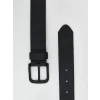 LCW ACCESSORIES Siyah Deri Görünümlü Erkek Kemer