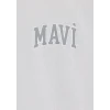 Mavi 0611714-70074 Mavi Logo Baskılı Gri Tişört