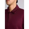 Defacto G3596AXBR34 Bordo Standart Fit Polo Yaka Modal Sporcu Sweatshirt