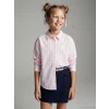 LCW Kids Pembe Çizgili Kız Çocuk Gömlek