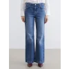 LCW Jeans İndigo Flare Kadın Jean Pantolon