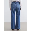 LCW Jeans İndigo Flare Kadın Jean Pantolon