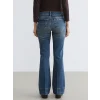 LCW Jeans İndigo Flare Kadın Jean Pantolon