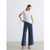 LCW STUDIO İndigo Wideleg Kadın Jean Pantolon