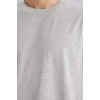 Defacto V7699AZGR210 Gri %100 Pamuk Basic Tişört