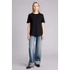 Defacto W9584AZBK81 Siyah Regular Fıt Bisiklet Yaka Basıc Düz Penye Kısa Kollu Tişört