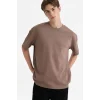 Defacto X3926AZBN571 Kahve Nefes Alabilen Oversize Tişört