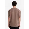 Defacto X3926AZBN571 Kahve Nefes Alabilen Oversize Tişört