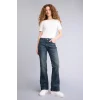 Defacto H0136AXNM34 Mavi Düşük Bel Jean Yıkamalı Pantolon