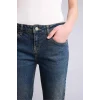 Defacto H0136AXNM34 Mavi Düşük Bel Jean Yıkamalı Pantolon