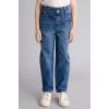 Defacto G0256A8NM28 Mavi Paperbag Jean Pantolon Kız Çocuk
