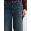 LCW Jeans İndigo Yüksek Bel Wideleg Kadın Jean Pantolon