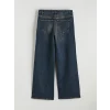 LCW Jeans İndigo Yüksek Bel Wideleg Kadın Jean Pantolon