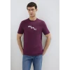 Mavi 0612274-70670 İstanbul Baskılı Mor Tişört