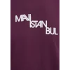 Mavi 0612274-70670 İstanbul Baskılı Mor Tişört