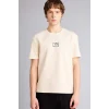 Defacto G3216AXER235 Ekru Baskılı Kısa Kollu Tişört