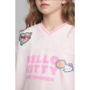 Defacto G8195A8PN344 Pembe Hello Kitty  Oversıze Tişört Kız Çocuk