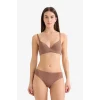 Defacto D2714AXBN307 Kahve Kaplı Pedli Balensiz Tişört Bra