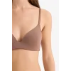 Defacto D2714AXBN307 Kahve Kaplı Pedli Balensiz Tişört Bra