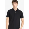 Defacto E9504AXBK81 Siyah %100 Pamuk Polo Tişört