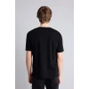 Defacto G3212AXBK81 Siyah Baskılı Kısa Kollu Tişört
