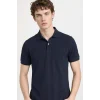 Defacto E9504AXNV82 Lacivert %100 Pamuk Polo Tişört