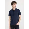 Defacto E9504AXNV82 Lacivert %100 Pamuk Polo Tişört