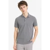Defacto E9504AXGR206 Gri %100 Pamuk Polo Tişört
