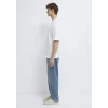 Mavi 0613130-620 Mavi Nakışlı Beyaz Tişört