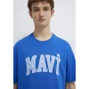 Mavi 0611711-81330 Mavi Logo Baskılı Mavi Tişört