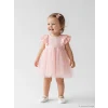 LCW baby Pembe Kız Bebek Fırfır Detaylı Tütü Elbise