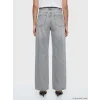 LCW Jeans Gri Wideleg Kadın Jean Pantolon