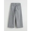 LCW Jeans Gri Wideleg Kadın Jean Pantolon