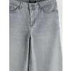 LCW Jeans Gri Wideleg Kadın Jean Pantolon