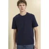 Defacto E7961AXNV82 Lacivert %100 Pamuk Basic Tişört