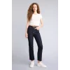 Defacto G7548AXNM82 Mavi Crop Flare Fıt Yüksek Bel Jean Pantolon